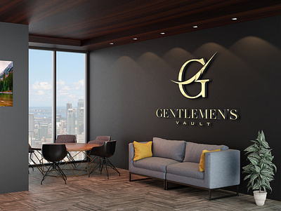 Gentlemen's Vault Logo Design branding clean design graphic design logo minimal ui