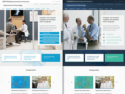 Neurology - WIP - Light or Dark? brain long page medical responsive ui ux web design website wip