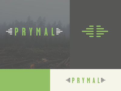 Prymal brand earthy logo mark primal prymal