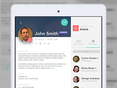 UserProfile airbnb made with invision ui user profile ux