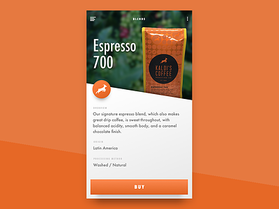 Kaldi Espresso 700 Detail - Concept