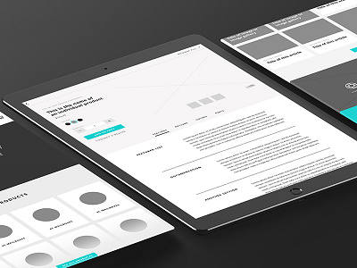 Ecommerce wireframe