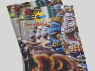 Booklet Design - Surajkund International Crafts Mela booklet brochure brochure design design graphic design