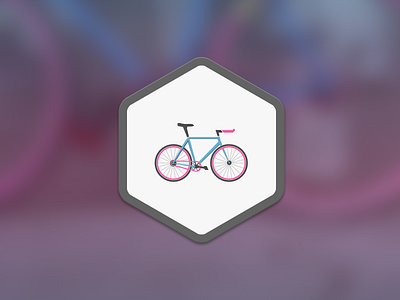2 Wheel Wonder badge badges bicycle bike bike seat blue handle bars icon pink spokes wheels