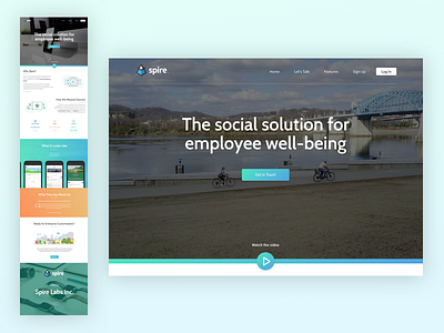 Spire - Home Page Redesign