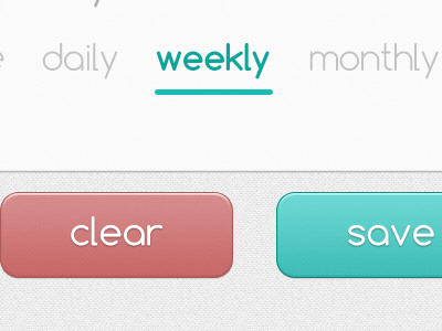 notification settings buttons daily frequency icon monthly weekly