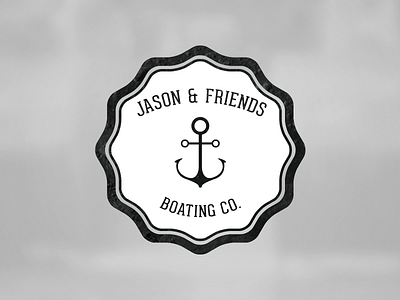 Jason & Friends anchor branding identity logo