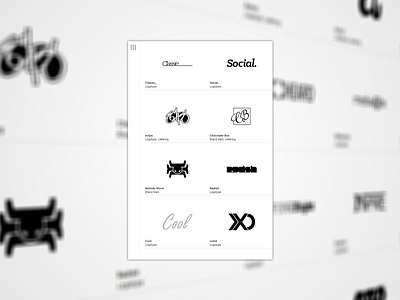 New Portfolio black logo minimal portfolio web design white