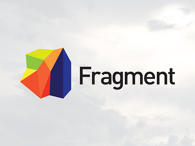 Fragment 3d brand branding identity logo polly