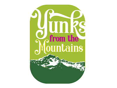 Yunks from da Mountains design digitalart diseño gráfico illustration illustrator logo logodesign typography
