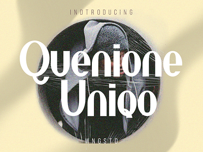 Quenione Unico branding design font sans serif serif trendy typeface typography