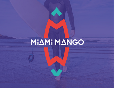 Miami Mango Branding brand identity branding branding concept branding design design identity identity branding logo surf typography