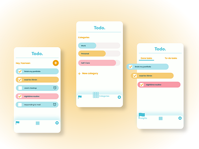 Todo. app design concept