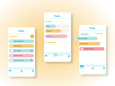 Todo. app design concept app app design design todo todo app todo list todolist typography ui ux vector website