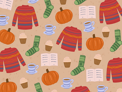 One cozy autumn pattern
