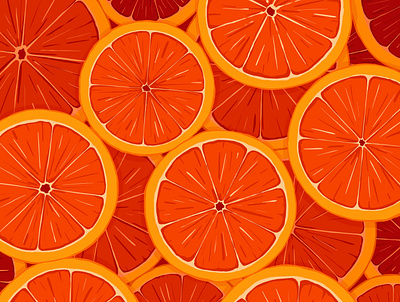 Oranges art artwork design digital digitalart illustration illustrator oranges sketch summer