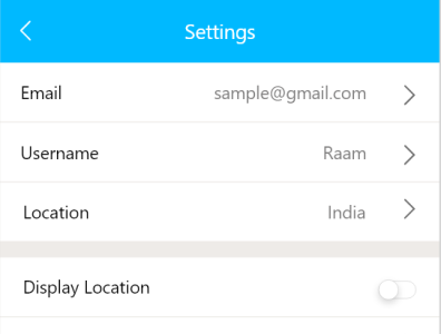 Day 7 - Settings design