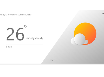 Day-37-WeatherReport app design graphic design illustration illustrator minimal ui ux web website