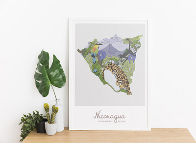 Nicaragua central america jaguar latin america map motmot nicaragua ometepe spider monkey travel wildlife