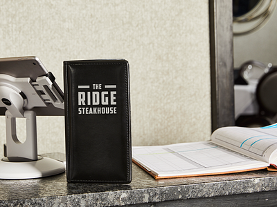 Rebrand: The Ridge Steakhouse brand brand design brand identity branding branding identity design food identity logo print restaurant