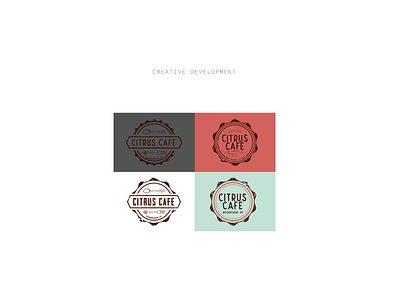 Rebrand: Citrus Cafe brand brand design brand identity branding cafe design food identity logo rebrand restaurant