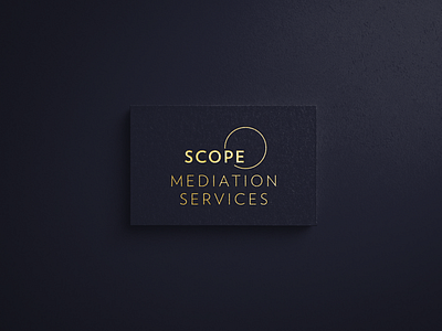 Logo + Branding: Scope Mediation Services brand brand design brand identity branding design identity logo print