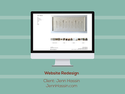 Website Redesign: JennHassin.com