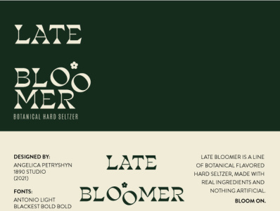 Late Bloomer - Branding and Photography branding design logo photography