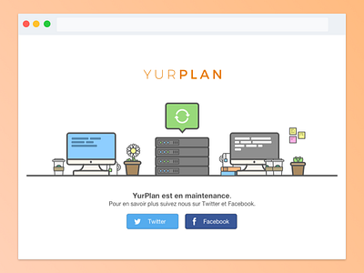 Server Upgrade & Server Down - Yurplan illustration maintenance server server server upgrade sketch svg webdesign website yurplan