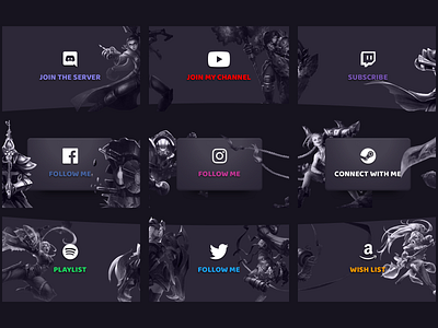 Twitch Info Panel Streamer