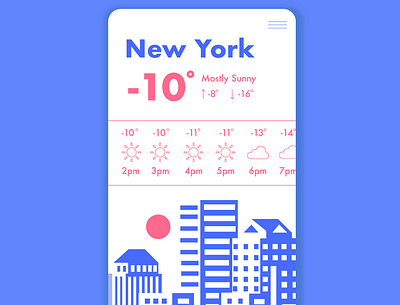 Weather App app branding dailyuichallenge design interaction interface logo typography ui ux