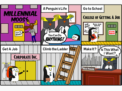 Life of a Penguin - Millennial Moose