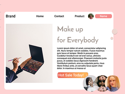 Make up for Everybody branding ui