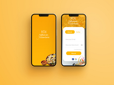 Makanan Nusantara App dailyui design food ui