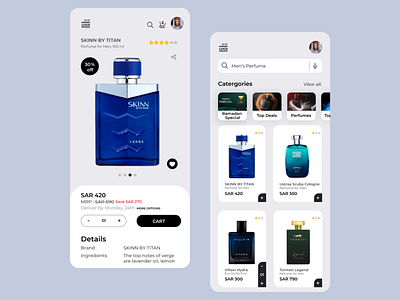 eCommerce for posh lifestyle Products concept app design ecommerce lifestyle premium