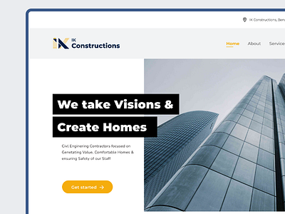 IK Constructions Web Design