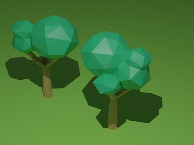 Low-poly Trees