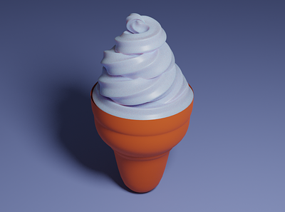 Ice Cream 3d art 3dmodeling blender blender3d dessert icecream