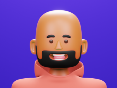 3D self-portrait 3d 3d art 3dcartoon 3dmodeling avatar blender blender3d design