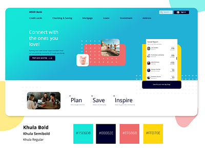 Social banking bank banking banking app daily ui design social ui web design website website concept