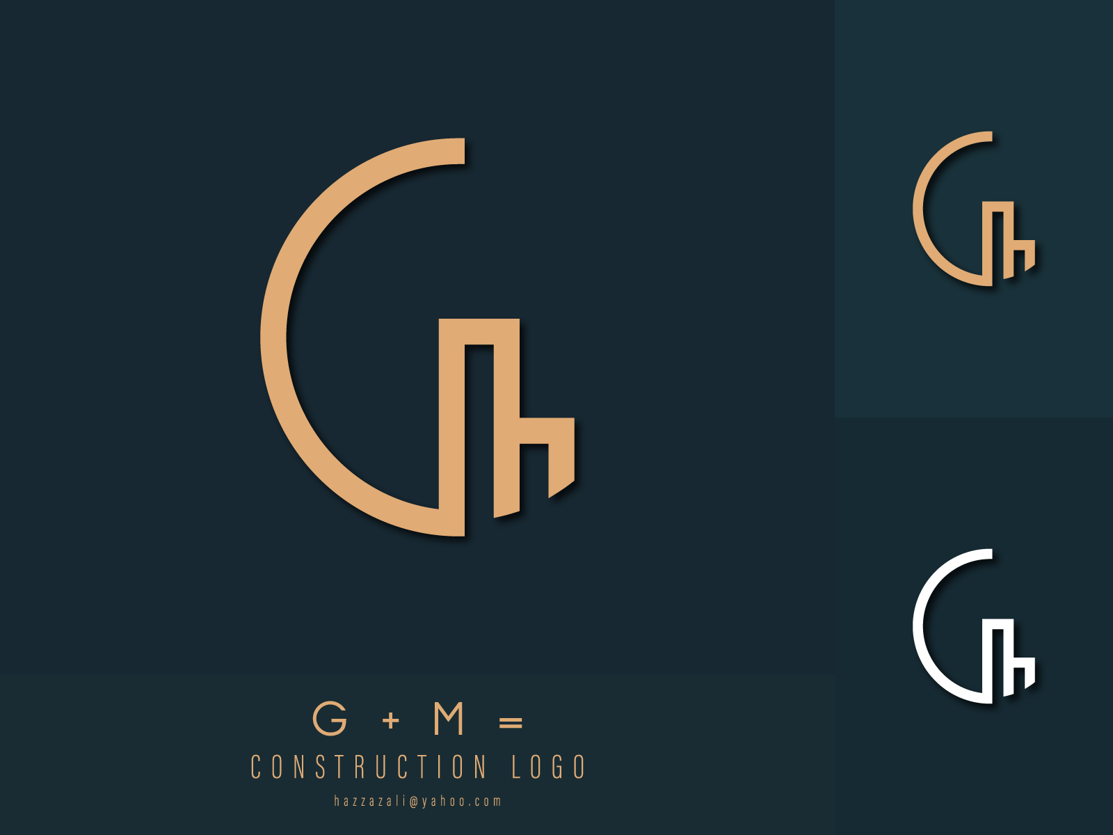 G M logo by Md Hazzaz on Dribbble