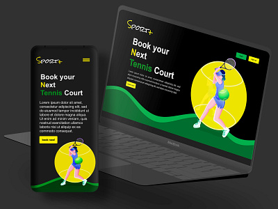 Sport+ app concept app design graphic design landing page design logo platform design sports branding ui design ux design web design