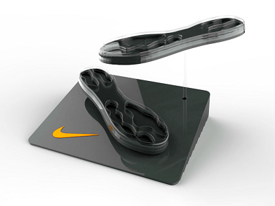 Nike Football Boots Stand branding football football boots fusion 360 graphic design industrial design keyshot point of sale productdesign