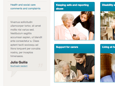 Health and social care