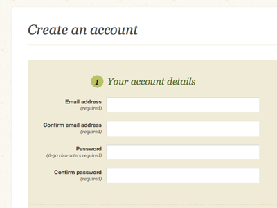 Create An Account