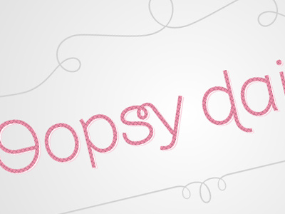 Oopsy daisy! brownstone frames grey pink typography