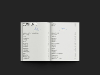 Contents layout design