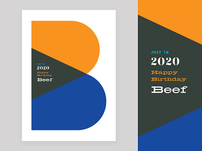 Beef 2020 design graphic illustration logo type typography vector