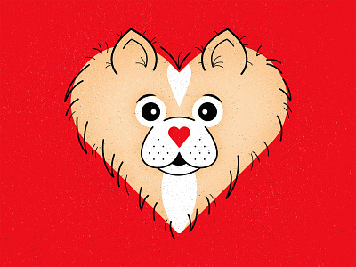 Pomeranian Heart