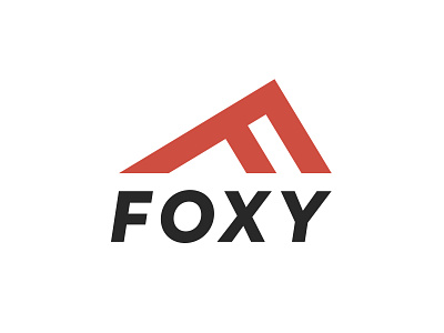 Foxy branding design graphic logo type typography vector